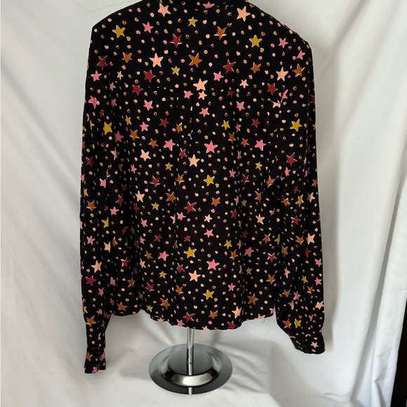 CAMILLA SUGARHILL BRIGHTON RETRO PUSSYBOW SHIRT, NWT, size 10 US - Picture 2 of 9